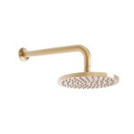 Bloom Shower Rose & Arm Brushed Brass